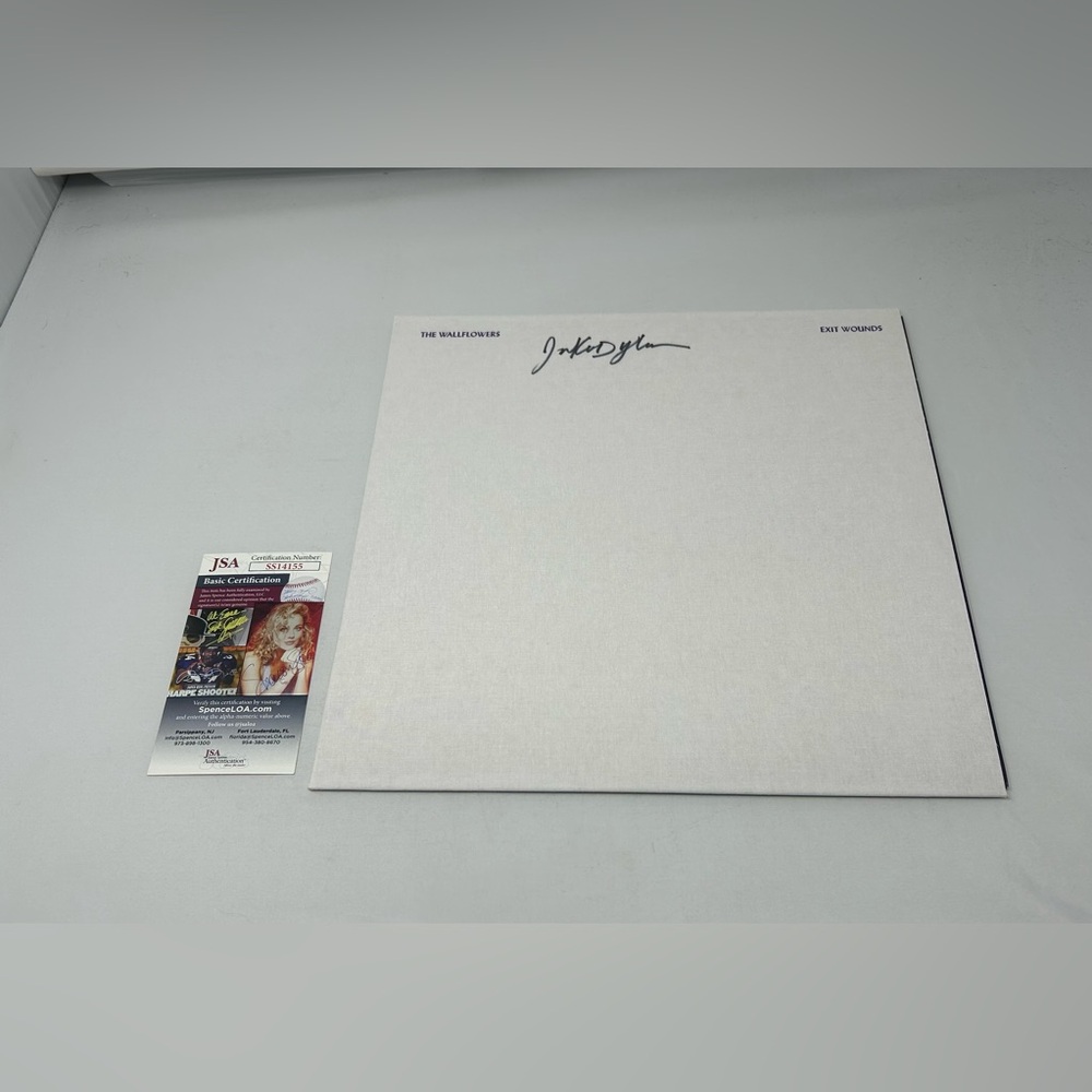 Jakob Dylan signed Wallflowers Exit Wounds Album JSA‎ COA
